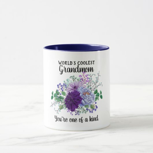 Welten Coolster GRANDMOM - Eine Art Blume Tasse (Zentrum)