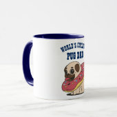 Welten Coolster MOPS VATER - Funny dog donut Carto Tasse (Vorderseite Links)