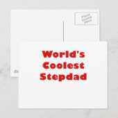 Welten Coolster Stepdad Postkarte (Vorne/Hinten)