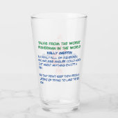 Welten Crappie-st Fish-er Bierglas, Worst Fisher Glas (Rückseite)