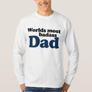 Welten der Badass-Vater T-Shirt