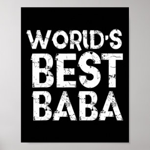 Welten Der beste Baba-Fathers-Tag Geschenk muslimi Poster