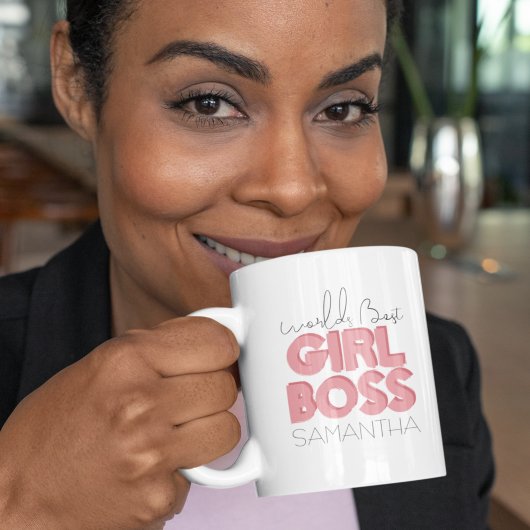 Welten der beste Girl Boss Kaffeetasse