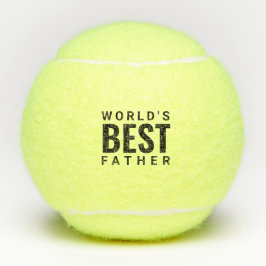 Welten der beste Vater individuell anpassbar Tennisbälle