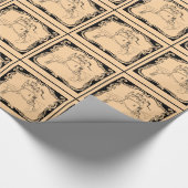 Welten der Fantasie: Mittelalterliches Schloss Geschenkpapier (Ecke)