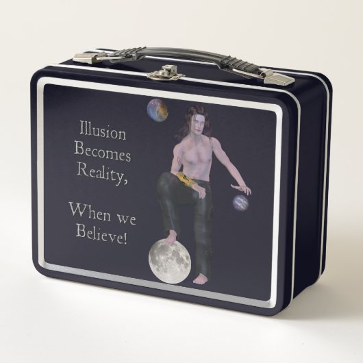 Welten der Illusion Metall Brotdose (Vorderseite)