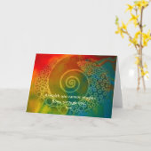 Welten des Wunders Rumi und der poetischen Kunst Karte (Gelbe Blume)