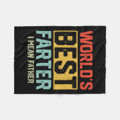 Welten die beste Farter I Gemein Vatermütter Vater Fleecedecke (Vorderseite (Horizontal))