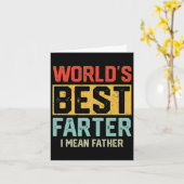 Welten die beste Farter I Gemein Vatermütter Vater Karte (Gelbe Blume)