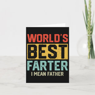 Welten die beste Farter I Gemein Vatermütter Vater Karte