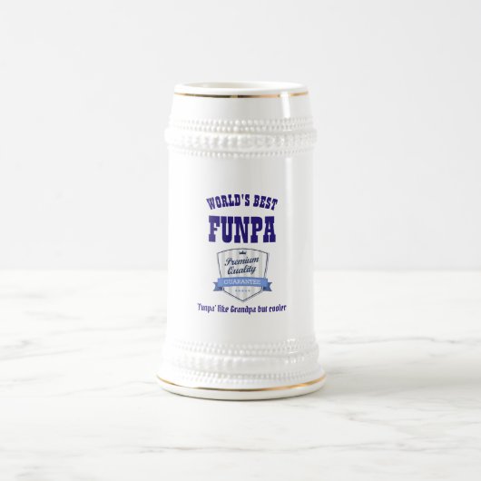 Welten die beste FUNPA - wie Opa, aber Cooler - Ge Bierglas (Mittel)