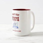 Welten die beste FUNPA - wie Opa, aber Cooler - Ge Zweifarbige Tasse (VorderseiteRechts)