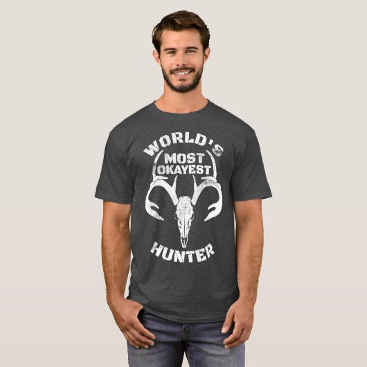Welten die beste Jagd auf Hirsche T-Shirt (Vorne ganz)