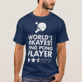 Welten, die die Trophy des Pong Pong-Pong-Players T-Shirt (Vorderseite)