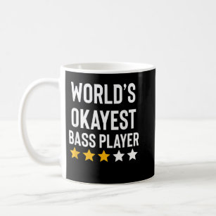 Welten die gerade Bass Player Music Funny Bass Git Kaffeetasse