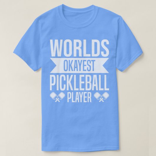 Welten, die in der Nähe sind, Pickleball Player Fu T-Shirt (Design vorne)