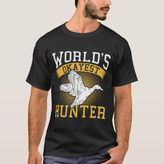 Welten, die in der Nähe von Hunter Duck Funny Sarc T-Shirt