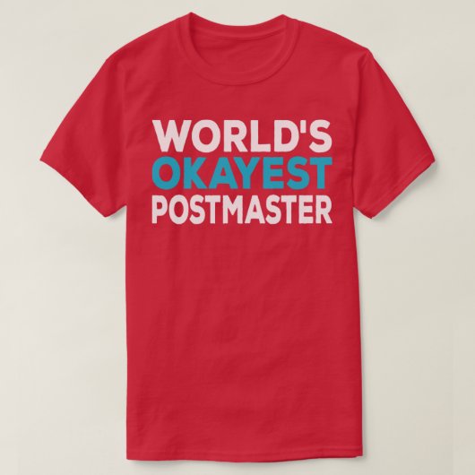 Welten, die in der Postmeisterschaft sind T-Shirt (Design vorne)