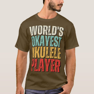 Welten, die in die Ukulele Spieler Funny Uke Gitar T-Shirt