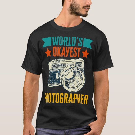 Welten, die mit dem Fotografen arbeiten T-Shirt (Vorderseite)