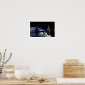 Welten gegenüber poster (Küche)