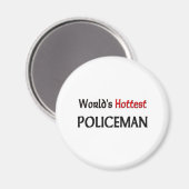 Welten heißer Polizist Magnet (Vorderseite/Rückseite)