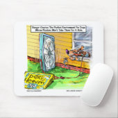 Welten Hund Funny T-Shirts Tasse & Geschenke Mousepad (Mit Mouse)