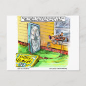 Welten Hund Funny T-Shirts Tasse & Geschenke Postkarte (Vorderseite)