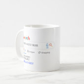 WELTEN NICEST BOSS Funny Top Search Resultat Kaffeetasse (Vorderseite Links)