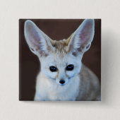 Welten Niedlicher Fennec Fox Button (Vorderseite)