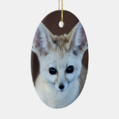 Welten Niedlicher Fennec Fox Keramik Ornament (Rechts)
