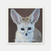 Welten Niedlicher Fennec Fox Serviette (Vorderseite)