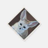 Welten Niedlicher Fennec Fox Serviette (Ecke)