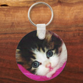 Welten Niedlicher Kitten Schlüsselanhänger (Vorderseite)