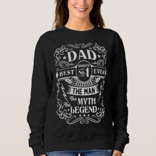 Welten Nr. 1 Vater Vintag den Mann, die Mythen und Sweatshirt