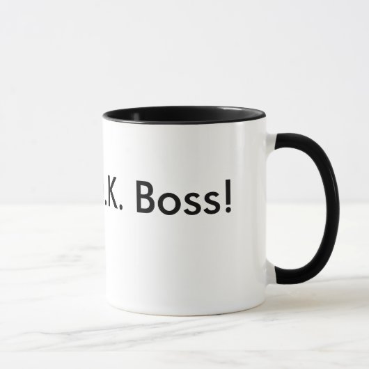 Welten O.K. Boss Mug Tasse (Rechts)