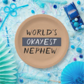 Welten Okay est Nephew Funny Pappteller (Party)