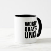 WELTEN OKAYEST UNCLE KAFFEES MUGS TASSE (VorderseiteRechts)