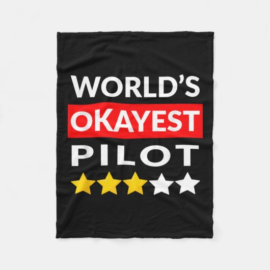 Welten-Oktoberfest Pilot - Funny Flying Aviation Fleecedecke (Vorderseite)