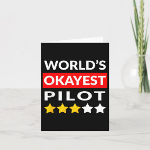 Welten-Oktoberfest Pilot - Funny Flying Aviation Karte