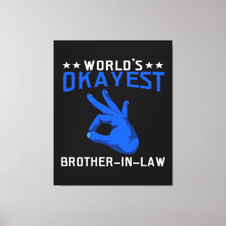 Welten sind der Bruder des Rechts Leinwanddruck