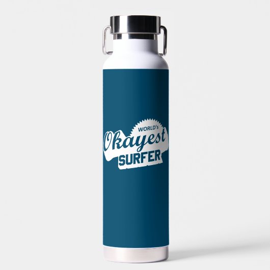 Welten sind die besten Surfer Trinkflasche (Vorne)