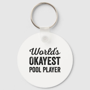 Welten sind gerade Pool Player Funny Sarcastic Bil Schlüsselanhänger