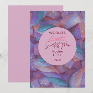 Welten Süßeste Mama  Dankeskarte