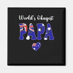 Welten Taia, Australien Papa Ever Bester Papa Vate Magnet