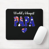 Welten Taia, Australien Papa Ever Bester Papa Vate Mousepad (Mit Mouse)
