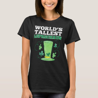 Welten Tallest Leprechaun Schönes Grafikdesign T-Shirt