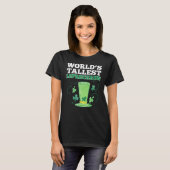 Welten Tallest Leprechaun Schönes Grafikdesign T-Shirt (Vorne ganz)