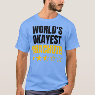 Welten treffen sich zum lustigen Fallschirmjäger-L T-Shirt