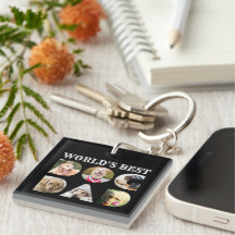 Welter Hund-Vater 6 Foto Collage Black